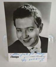 Autogramm Fred Frohberg deutscher Schlagersänger Amiga (70898)