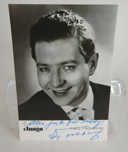 Autogramm fred frohberg - fred,