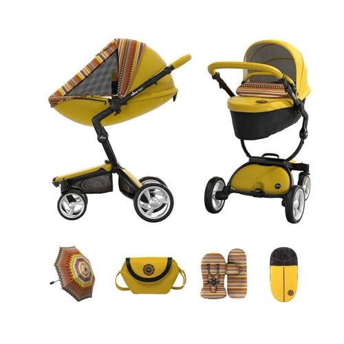 Kinderwagen mima xari gelb - kinderwagen,