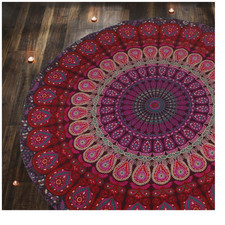 Runder Pfau-Mandala