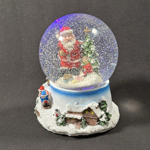 Schneekugel weihnachtsmann mit - schneekugel,