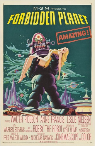 Forbidden planet 1956 retro - forbidden,