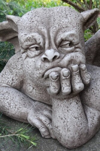 Gartenfigur gargoyle - gartenfigur,