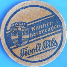 Alter Bierdeckel Tivoli Pils Brauerei Krefeld um 1940-50