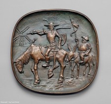 Bronze Relief - Don Quijote