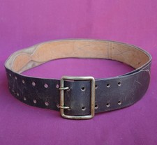 Alte USSR Ledergürtel Messing