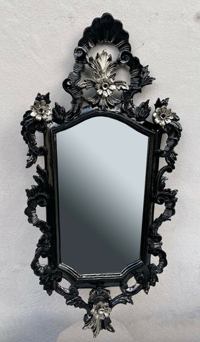 Wandspiegel oval vintage antik - wandspiegel,