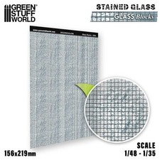 Green Stuff World Farbglasfenster Glasbausteine Diorama Windows