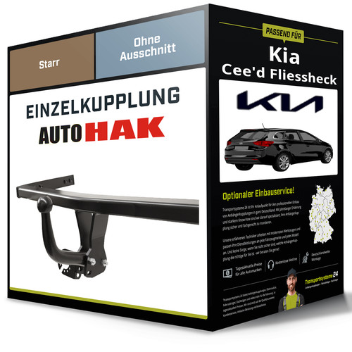 Starre anhängerkupplung für - anhängerkupplung,