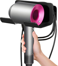 Selbstklebende Aluminium Fönhalterung Ohne Bohren mit Kabelaufbewahrung Bad