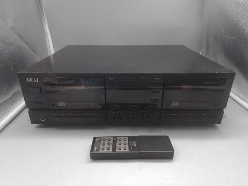 Akai stereo double cassette - stereo,