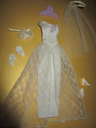Barbie brautkleid pinkes - 65)barbie,