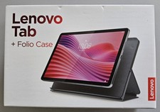 Lenovo Tablet ZAEH0028SE, 10,1 Zoll, 64GB, Luna Grey, mit Schutzhülle Folio Case