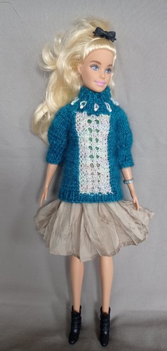 Barbie strickpullover aus - strickpullover,