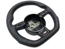 AUSTAUSCH Lenkrad Lederlenkrad Multifunktion AUDi A3 8V S-Line ABGEFLACHT