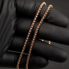 Rose Gold Plated Solid Smooth