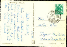 DDR AK BARLEBEN über Magdeburg - Thyrow Zossen - 24.11.1960  Magdeburg Elbpartie