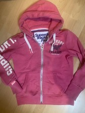 Superdry Sweatshirtjacke - pink- Damen - Größe M -