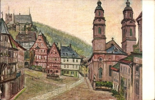 Künstler hartmann - ak,