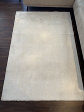 IKEA KNARDRUP Teppich Langflor, beige, 133x195 cm