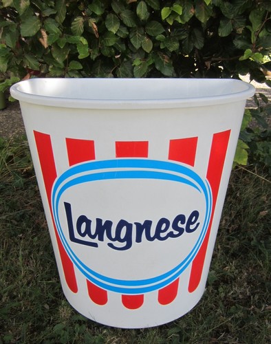 Langnese eis creme papierkorb - eis-creme,