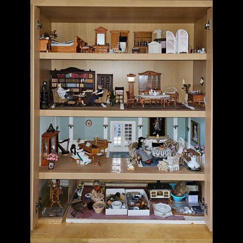 Kunstvolles puppenhaus 12 - puppenhaus, 1:12