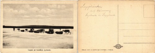 Cpa lycksele lappar - ak,