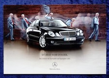 Mercedes E-Klasse W211, Prospekt 12.2004  mit Sportpaket und AMG Sportpaket