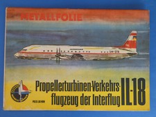 Modellbogen Metallfolie IL-18