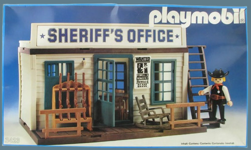 Playmobil 3423 sheriff - sheriff, office