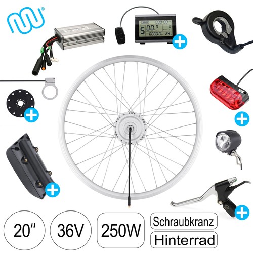 Bike umbausatz 36v 250w - umbausatz, 20"