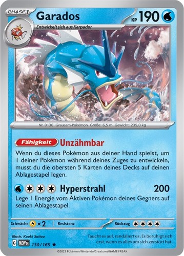 Pokemon 151 garados - 151,