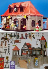 Playmobil Bahnhof 4300 Ritterburg 3666 3859 Fachwerkhaus Ersatzteile aussuchen