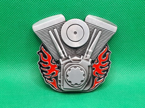 Gürtelschnalle motor harley - gürtelschnalle,