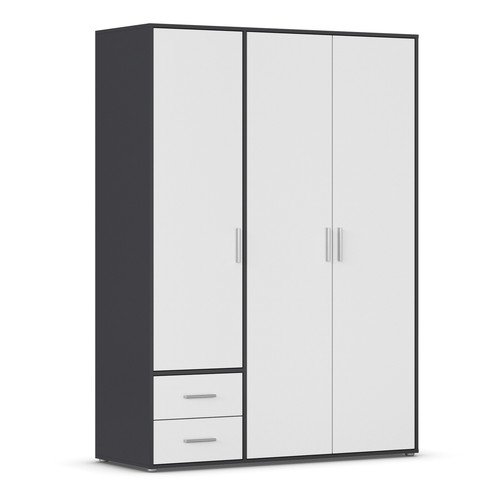 Drehtürenschrank alpinweiß - drehtürenschrank,