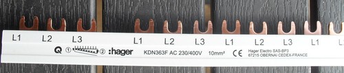 Hager kdn363f sammelschiene - hager,