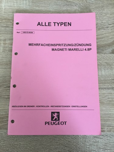 Werkstatthandbuch peugeot alle - peugeot,