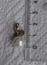 Thomas Sabo - Perle - Weiß - Kleeblatt - Charm - Anhänger - 925 Silber