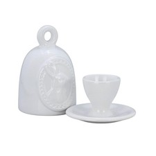 Porzellan Eierbecher & Haube