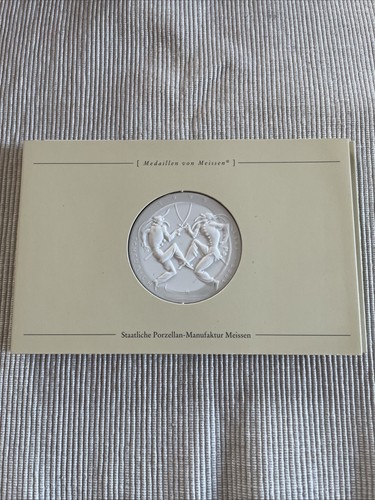 Meißener porzellan medaille - meißener,