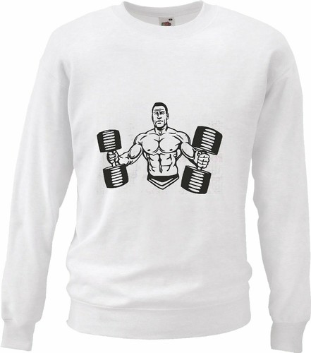 Sweatshirt bodybuilder mit - sweatshirt,