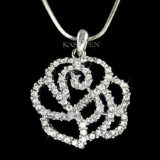 Rose Blume Florales Halskette