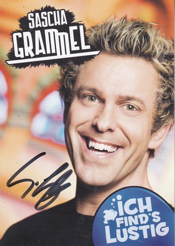 Autogramm sascha grammel - sascha,