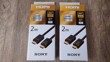 2 Stk. SONY DLC-HX20XF Premium HDMI Cable (2.0 m) | 4K HDR | 4K 60P | 18 Gbps |