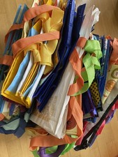 Einkaufstaschen mit Werbung - riesiges Konvolut, 50 Taschen I Tragetaschen