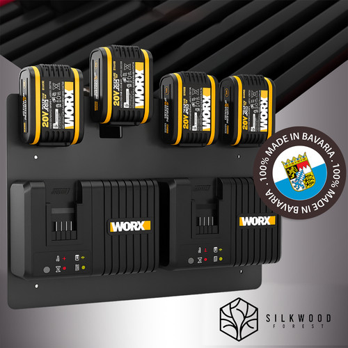 Wandhalterung für worx akkus - wandhalterung,