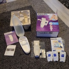 Philips Damenrasierer HP 6340  Weiss- Transparent.  NIVEA Body 