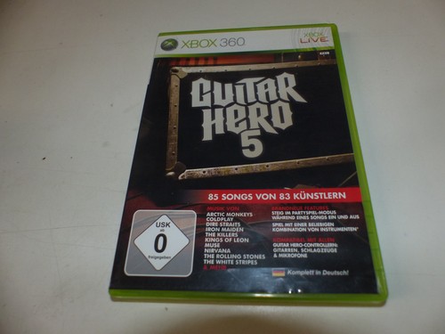 Xbox 360 guitar - hero, 5