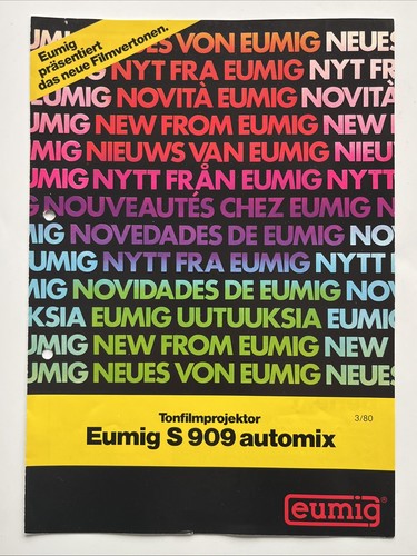Eumig tonfilmprojektor - tonfilmprojektor, s