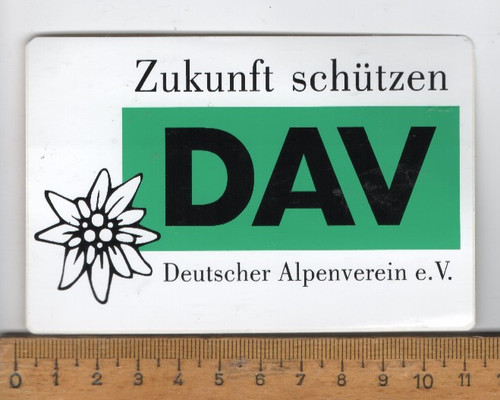 Alter aufkleber dav - dav,